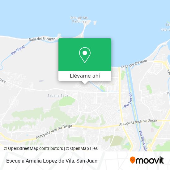 Mapa de Escuela Amalia Lopez de Vila