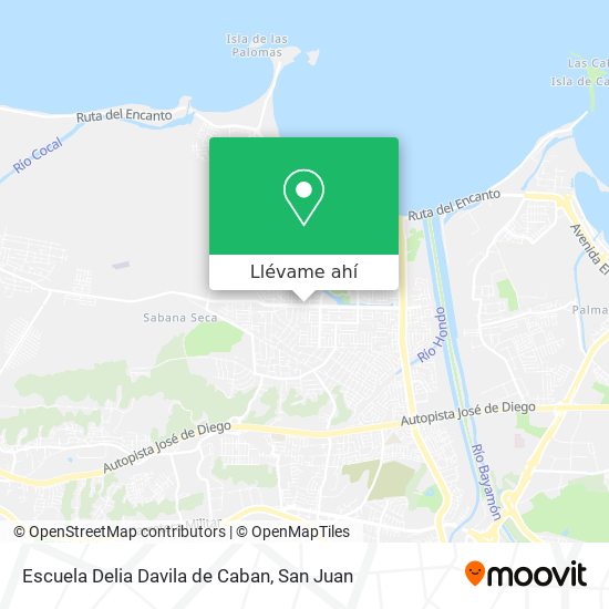 Mapa de Escuela Delia Davila de Caban