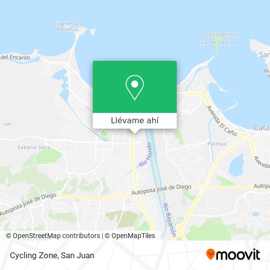 Mapa de Cycling Zone