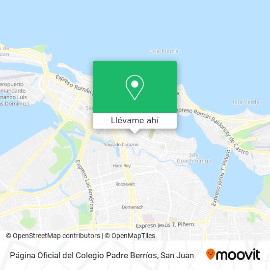 Mapa de Página Oficial del Colegio Padre Berríos