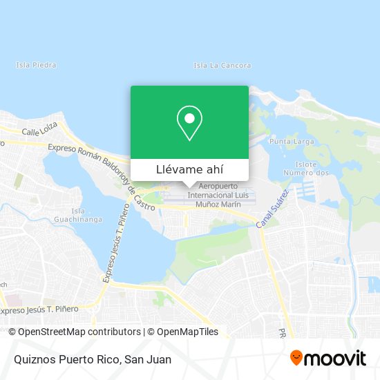 Mapa de Quiznos Puerto Rico