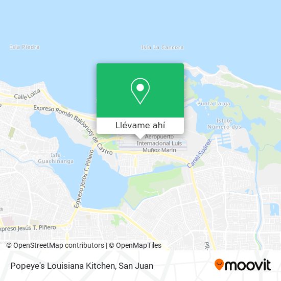 Mapa de Popeye's Louisiana Kitchen