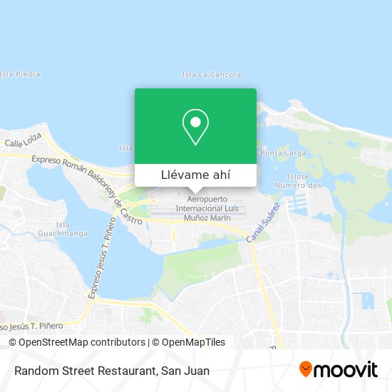 Mapa de Random Street Restaurant
