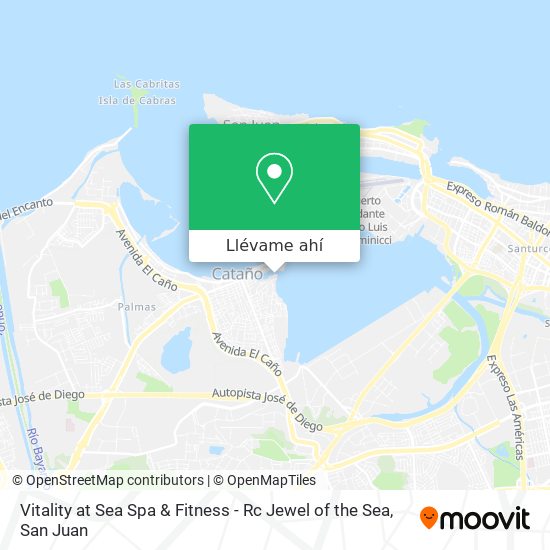 Mapa de Vitality at Sea Spa & Fitness - Rc Jewel of the Sea