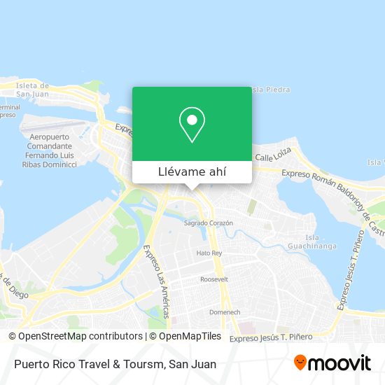 Mapa de Puerto Rico Travel & Toursm