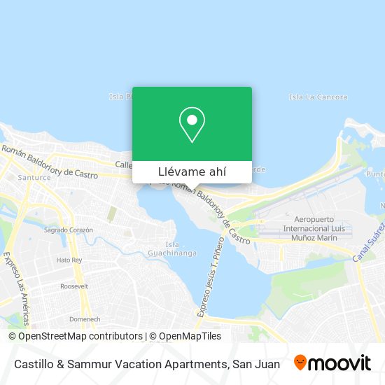 Mapa de Castillo & Sammur Vacation Apartments