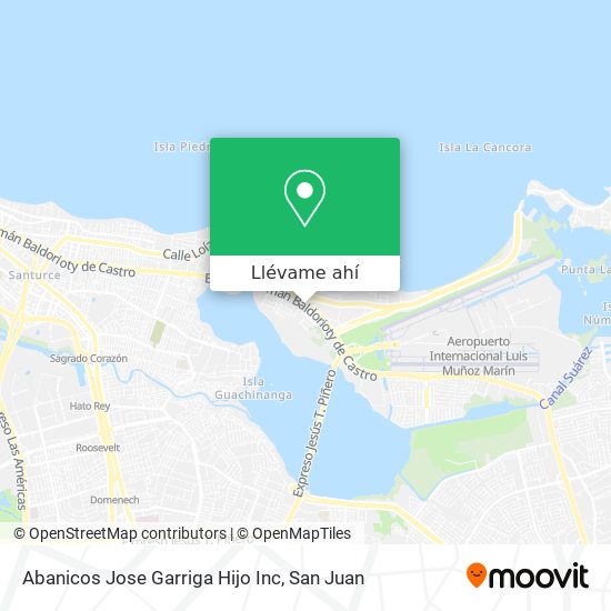 Mapa de Abanicos Jose Garriga Hijo Inc