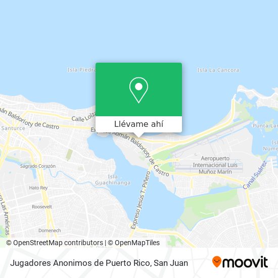 Mapa de Jugadores Anonimos de Puerto Rico