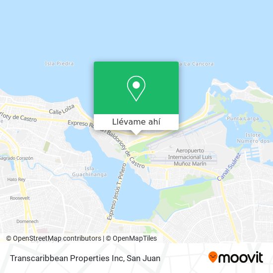 Mapa de Transcaribbean Properties Inc