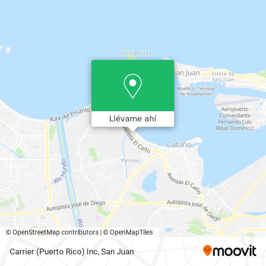 Mapa de Carrier (Puerto Rico) Inc