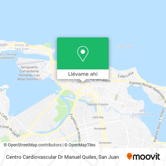 Mapa de Centro Cardiovascular Dr Manuel Quiles