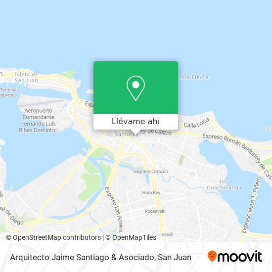 Mapa de Arquitecto Jaime Santiago & Asociado