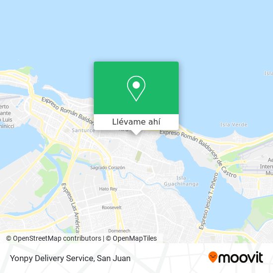 Mapa de Yonpy Delivery Service