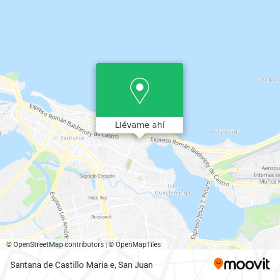 Mapa de Santana de Castillo Maria e