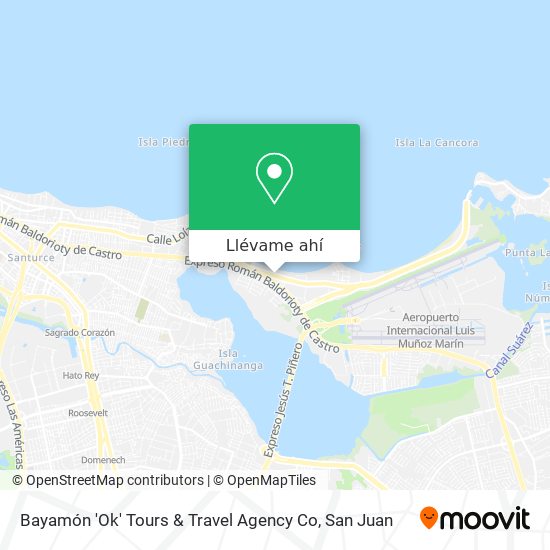 Mapa de Bayamón 'Ok' Tours & Travel Agency Co