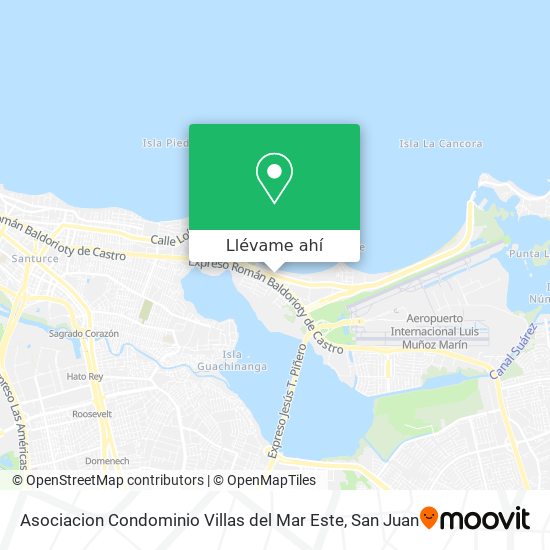 Mapa de Asociacion Condominio Villas del Mar Este