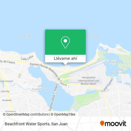 Mapa de Beachfront Water Sports