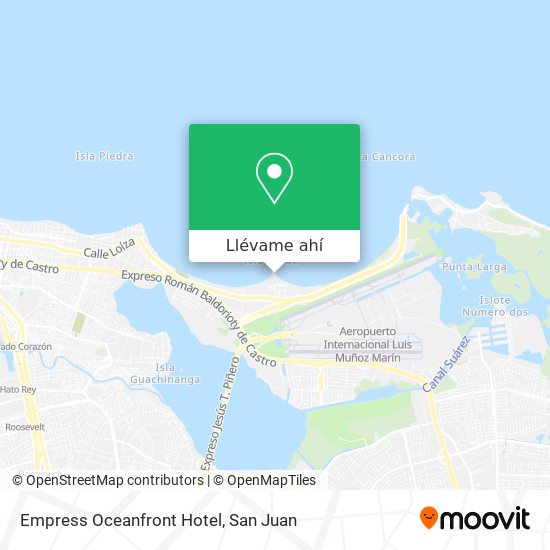 Mapa de Empress Oceanfront Hotel