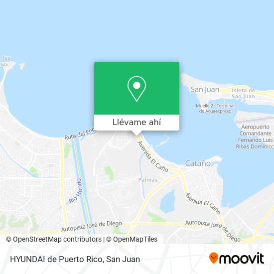 Mapa de HYUNDAI de Puerto Rico