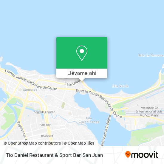 Mapa de Tio Daniel Restaurant & Sport Bar