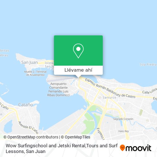 Mapa de Wow Surfingschool and Jetski Rental,Tours and Surf Lessons