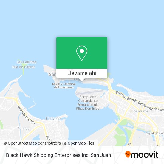 Mapa de Black Hawk Shipping Enterprises Inc