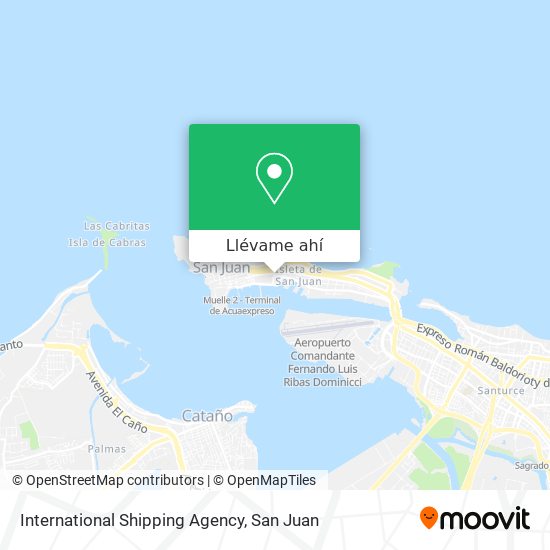 Mapa de International Shipping Agency