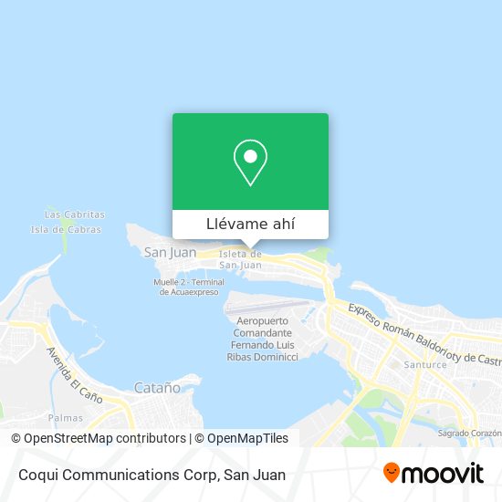 Mapa de Coqui Communications Corp