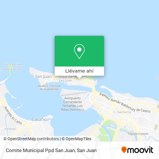 Mapa de Comite Municipal Ppd San Juan