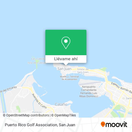 Mapa de Puerto Rico Golf Association