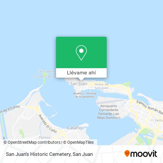 Mapa de San Juan's Historic Cemetery