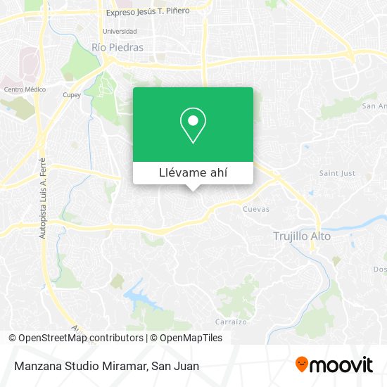 Mapa de Manzana Studio Miramar