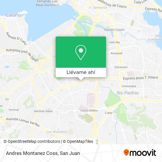 Mapa de Andres Montanez Coss