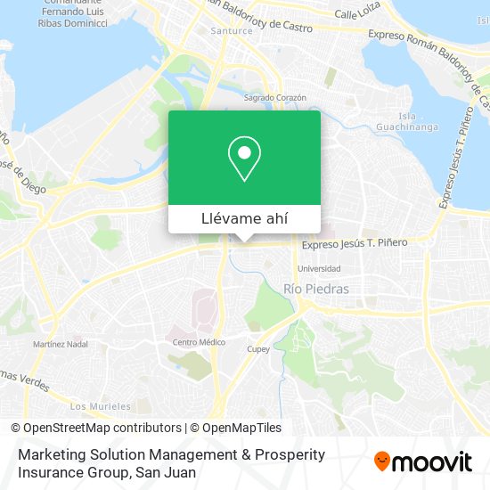 Mapa de Marketing Solution Management & Prosperity Insurance Group