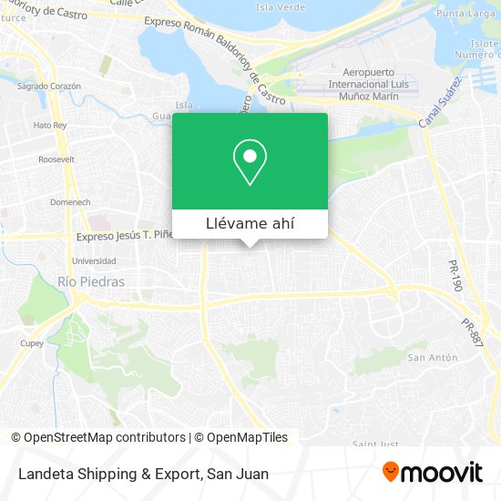 Mapa de Landeta Shipping & Export