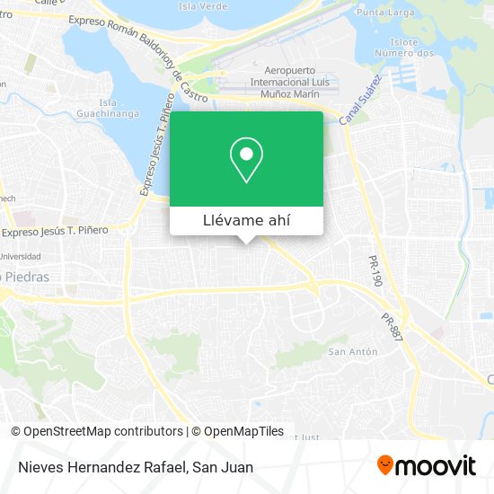 Mapa de Nieves Hernandez Rafael