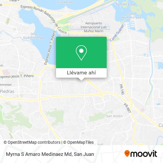 Mapa de Myrna S Amaro Medinaez Md