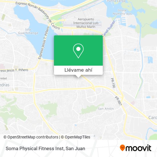 Mapa de Soma Physical Fitness Inst