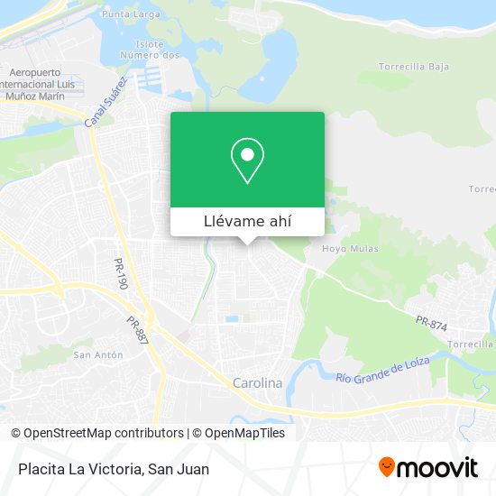 Mapa de Placita La Victoria