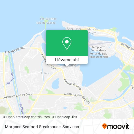 Mapa de Morgans Seafood Steakhouse