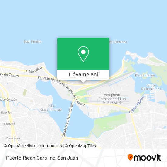Mapa de Puerto Rican Cars Inc