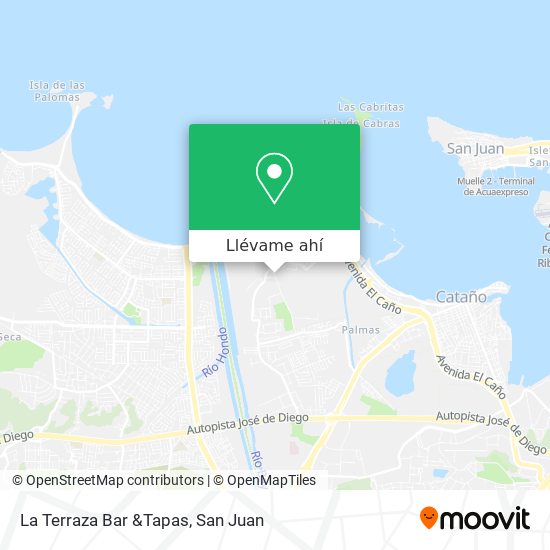 Mapa de La Terraza Bar &Tapas