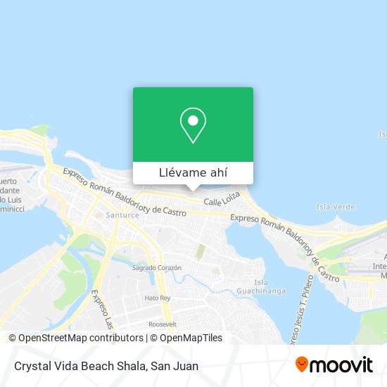 Mapa de Crystal Vida Beach Shala