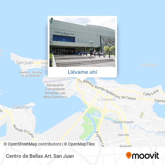 Mapa de Centro de Bellas Art