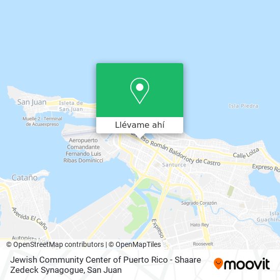 Mapa de Jewish Community Center of Puerto Rico - Shaare Zedeck Synagogue