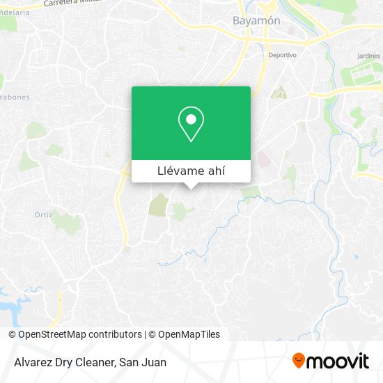 Mapa de Alvarez Dry Cleaner