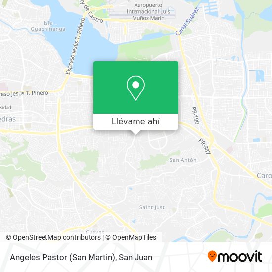 Mapa de Angeles Pastor (San Martin)