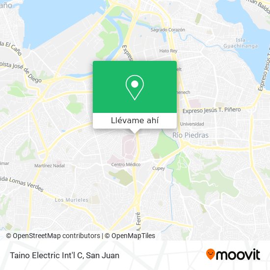 Mapa de Taino Electric Int'l C