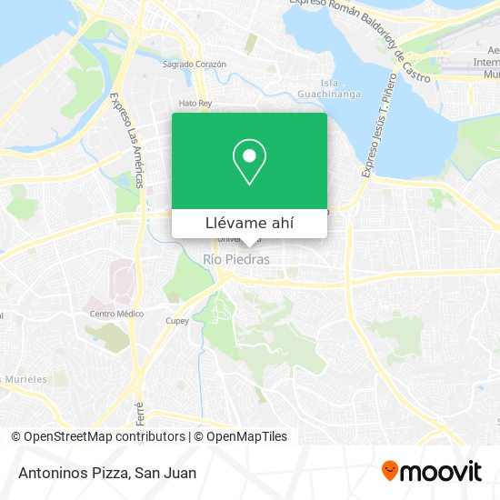 Mapa de Antoninos Pizza