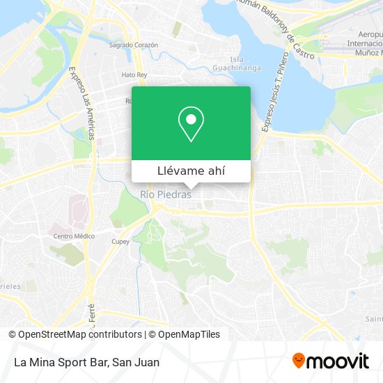 Mapa de La Mina Sport Bar